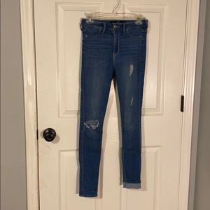 Advanced stretch high rise jeggings